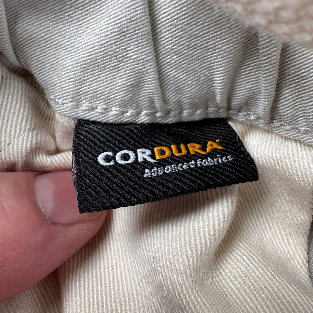 J.Crew Cordura Dock Pants Mens XS Stone Drawstring Cotton Blend‎ CK691